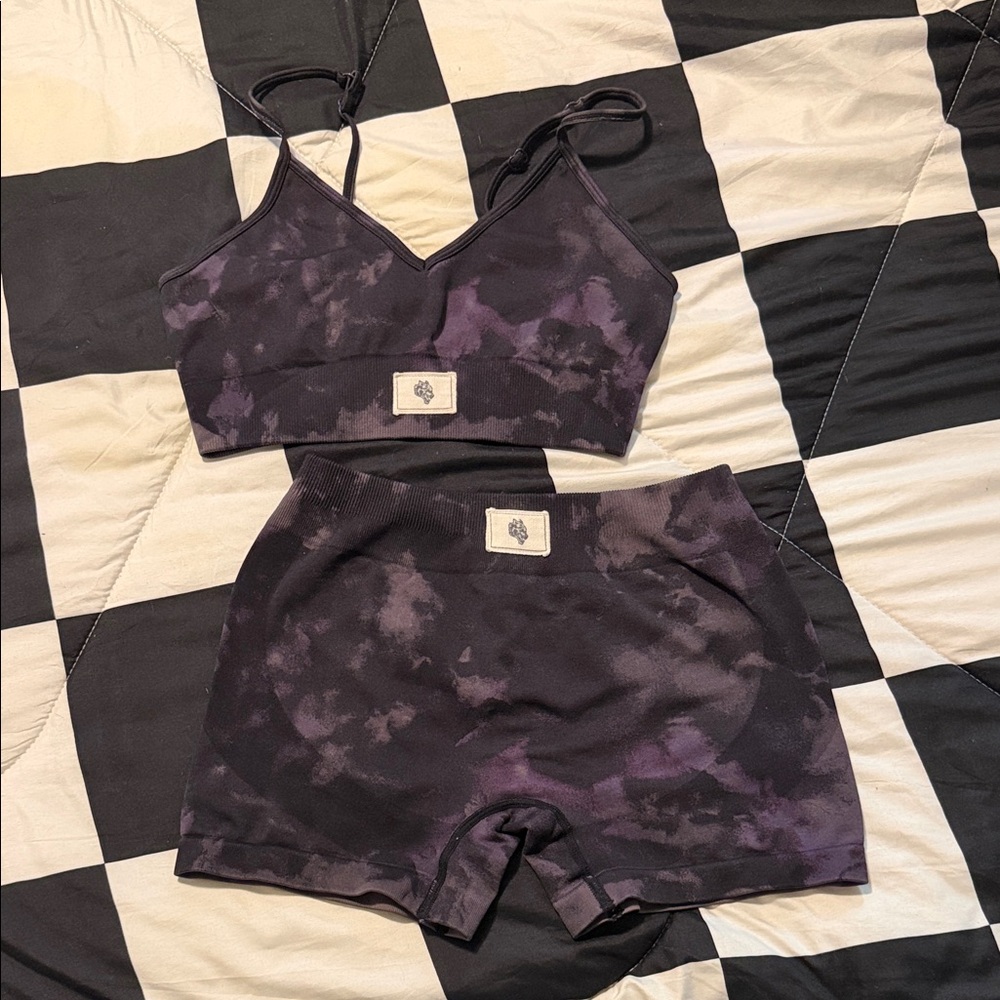 SHE DARC Sports Women's Purple Tie-Dye
